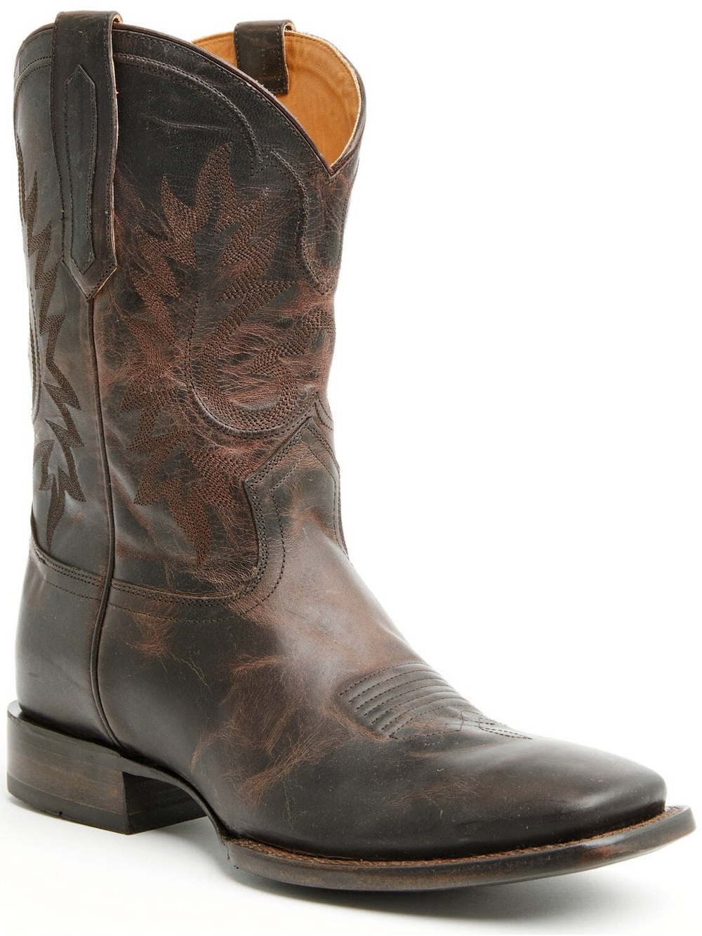 Cody James Men's 1978 The Hayward Western Boots Brown Broad Square Toe Size 10